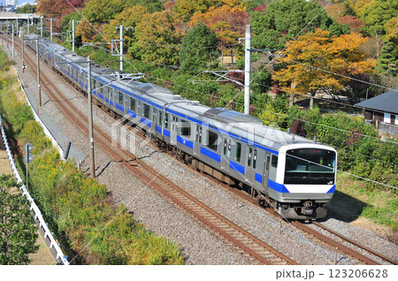 常磐線　赤塚－偕楽園　JR東日本　E531系　K411編成（勝田） 123206628