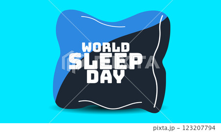 World Sleep Day Awareness Banner, Promote Healthy Sleep Habits World Sleep Day Awareness Banner, Promote Healthy Sleep Habits 123207794