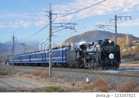 上越線　後閑－沼田　JR東日本　D51-498+12系（高崎）　SLググッとぐんまファイナルみなかみ 123207821
