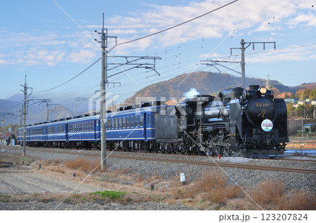 上越線　後閑－沼田　JR東日本　D51-498+12系（高崎）　SLググッとぐんまファイナルみなかみ 123207824