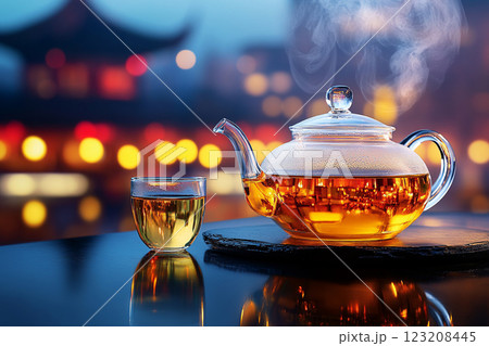 Evening Tea Serenity 123208445