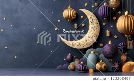 Ramadan Mubarak Celebration 123208497