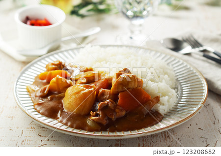 チキンカレー 123208682