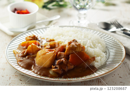 チキンカレー 123208687