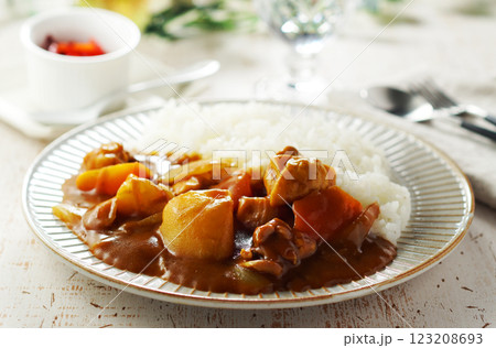 チキンカレー 123208693