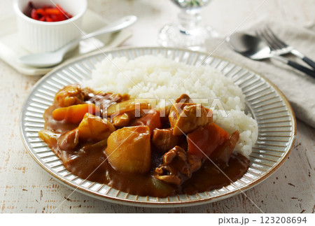 チキンカレー チキンカレー 123208694