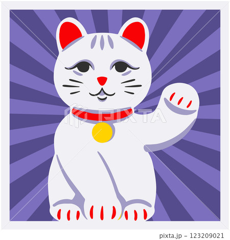 Lucky cat vector Lucky cat vector 123209021