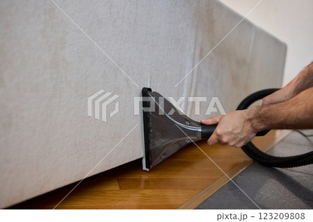 Professional Upholstery Cleaning Services for a Modern Interior Space Enhancing Home Aesthetics 123209808