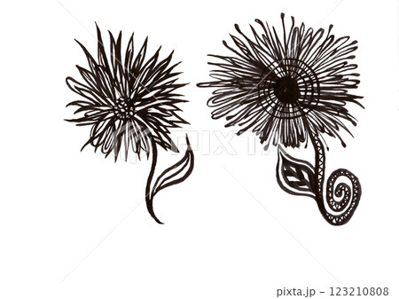 花、植物など（素材・イラスト・ビジュアルアート含む） 123210808