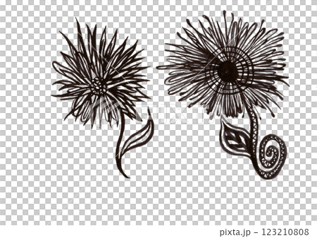 花、植物など（素材・イラスト・ビジュアルアート含む） 123210808