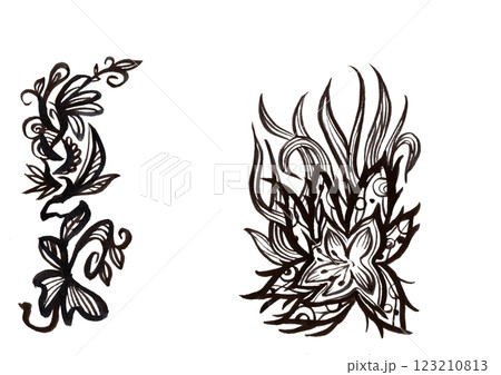 花、植物など（素材・イラスト・ビジュアルアート含む） 123210813