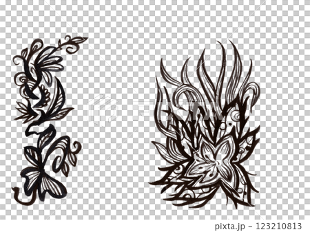 花、植物など（素材・イラスト・ビジュアルアート含む） 123210813