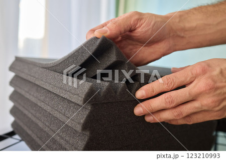 Acoustic Foam Panel specifically designed for effective Soundproofing and Treatment solutions 123210993
