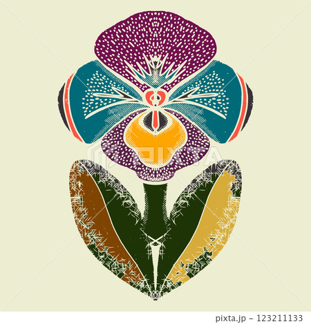 floral background with flowers 123211133