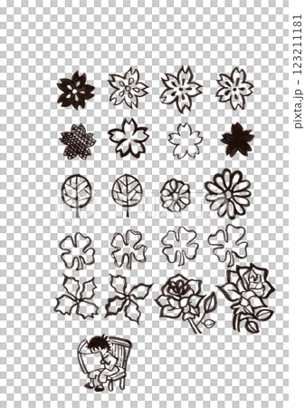 花卉、植物等（包括材料、插圖和視覺藝術） 123211181