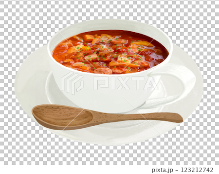 ミネストローネ（木匙付き） 123212742