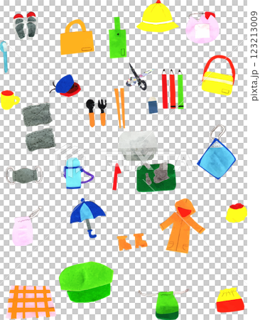 育兒用品、幼兒園用品拼貼圖標剪裁 123213009