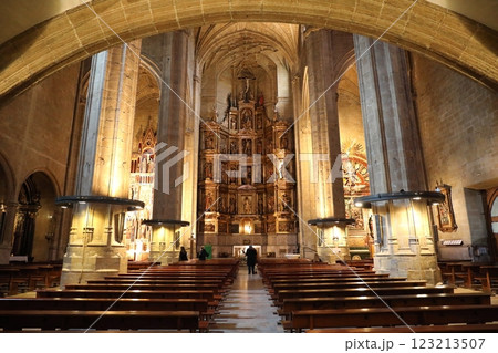 サンセバスチャンのセントヴィンセント教会内部祭壇 サンセバスチャンのセントヴィンセント教会内部祭壇 123213507