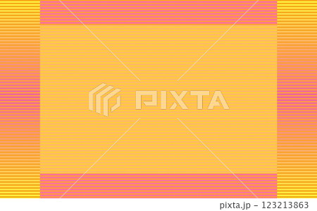 ボーダー　フレーム　幾何学模様　 123213863