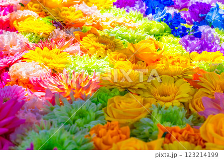 光明寺の花手水 123214199