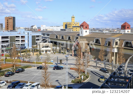 安城市、三河安城駅前の風景 123214207