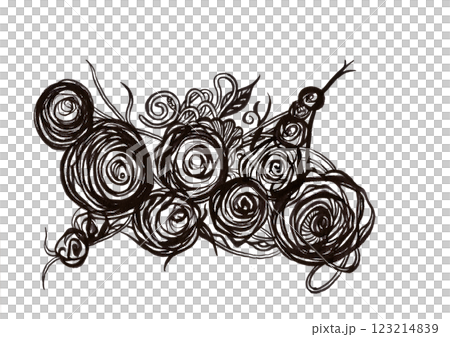 無題（自由・抽象・混沌・個性）ビジュアルアート 123214839