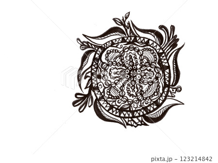 無題（自由・抽象・混沌・個性）ビジュアルアート 123214842