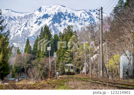 鉄道のある風景～北国の春～ 123214901