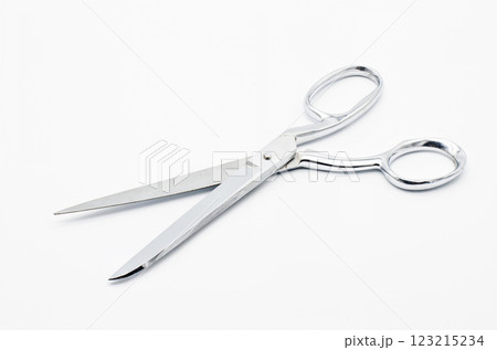 Scissors on a white background Scissors on a white background 123215234