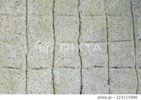 Textured concrete surface with linear patterns 123215906