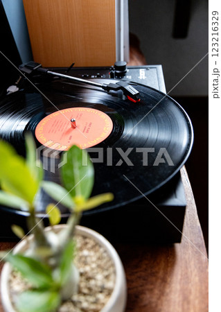 書斎室とレコード 123216329