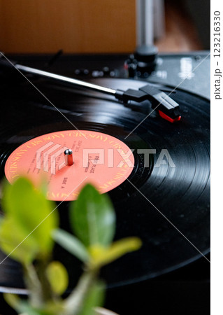 書斎室とレコード 123216330