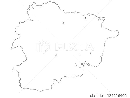 白地図 アンドラ 白地図 アンドラ 123216463
