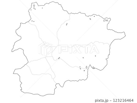 白地図　アンドラ 123216464