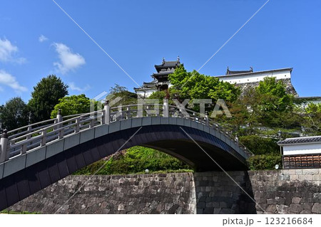 青空に映える福知山城 青空に映える福知山城 123216684