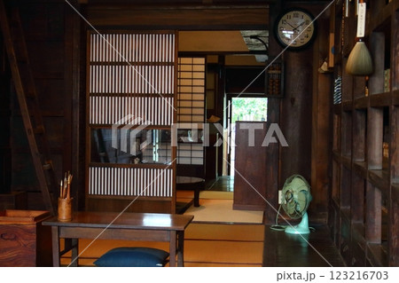 昔の日本建築(和室) 昔の日本建築(和室) 123216703