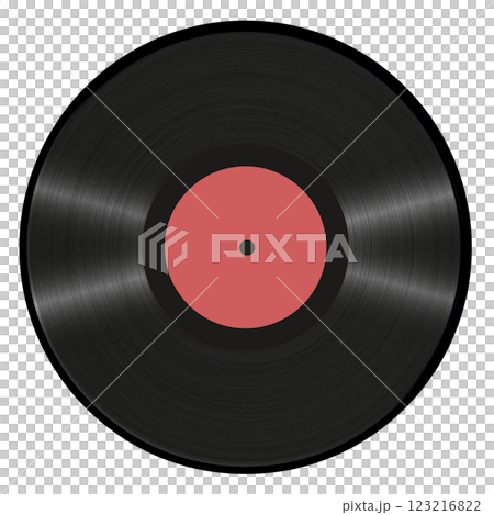 唱片插畫LP昭和復古PNG背景透明 123216822