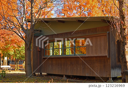 紅葉のある風景 紅葉のある風景 123216969