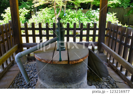 本土寺 日像菩薩誕生水の井戸(千葉県松戸市) 本土寺 日像菩薩誕生水の井戸(千葉県松戸市) 123216977