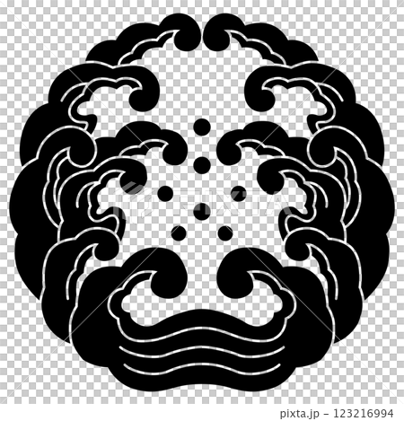 家紋です。京都泉涌寺と言います。 家紋です。京都泉涌寺と言います。 123216994