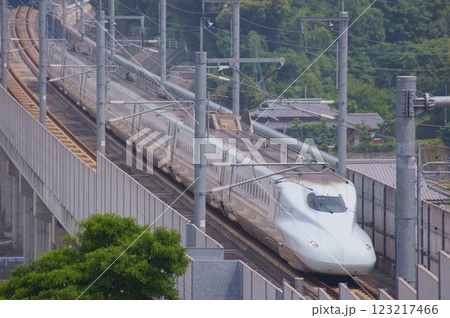 筑後船小屋～新大牟田を駆け抜けるN700系7000番台 123217466