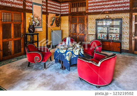 荻外荘　近衛文麿私邸の客間　昭和政治 123219502