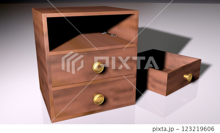 探し物は意外な場所にある(引き出しの奥に落ちていた鍵) 探し物は意外な場所にある(引き出しの奥に落ちていた鍵) 123219606