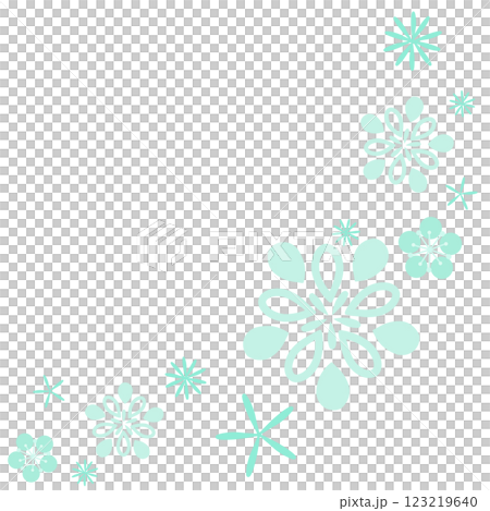 Lots of mint green flowers Lots of mint green flowers 123219640