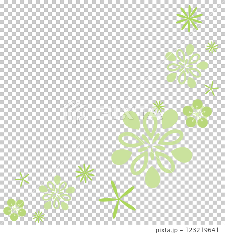 Many yellow-green flowers Many yellow-green flowers 123219641