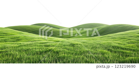Green Grassy Field 123219690