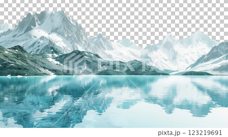 Lake in Mountains 123219691