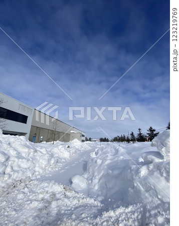 カナダの積雪 123219769
