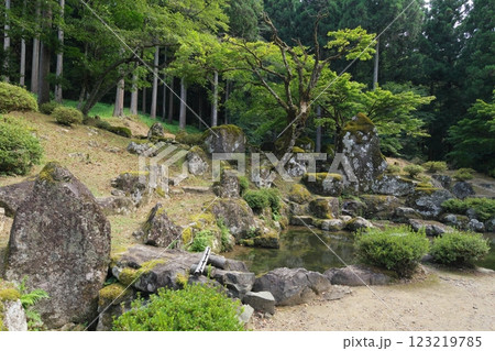 一乗谷朝倉氏遺跡　諏訪館跡庭園 123219785