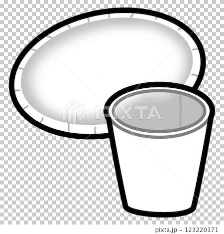 Disaster preparedness supplies [paper plates and paper cups] 123220171